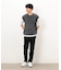 ケーブル柄 ベスト フェイクレイヤードＴシャツ