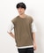 ケーブル柄 ベスト フェイクレイヤードＴシャツ