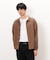 メッシュ編み ポロカーディガン