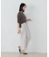 【美しいベーシックパンツ】麻調ワイドパンツ