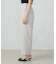 【美しいベーシックパンツ】麻調ワイドパンツ