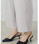 【美しいベーシックパンツ】麻調ワイドパンツ