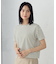 ボックスシルエット クロップ丈ボーダーＴシャツ