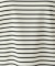ボックスシルエット クロップ丈ボーダーＴシャツ