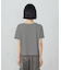 ボックスシルエット クロップ丈ボーダーＴシャツ