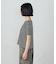 ボックスシルエット クロップ丈ボーダーＴシャツ