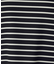 ボックスシルエット クロップ丈ボーダーＴシャツ