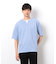 半袖 フェイクレイヤード キーネックＴシャツ