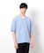 半袖 フェイクレイヤード キーネックＴシャツ
