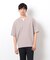半袖 フェイクレイヤード キーネックＴシャツ