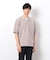 半袖 フェイクレイヤード キーネックＴシャツ