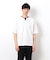 半袖 フェイクレイヤード キーネックＴシャツ