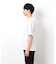 半袖 フェイクレイヤード キーネックＴシャツ