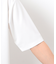 半袖 フェイクレイヤード キーネックＴシャツ