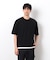 半袖 フェイクレイヤード クルーネックＴシャツ