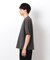 【セットアップ対応】リネンライク ポリエステル 布帛Ｔシャツ