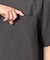 【セットアップ対応】リネンライク ポリエステル 布帛Ｔシャツ