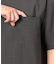 【セットアップ対応】リネンライク ポリエステル 布帛Ｔシャツ