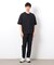 【セットアップ対応】リネンライク ポリエステル 布帛Ｔシャツ
