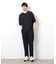 【セットアップ対応】リネンライク ポリエステル 布帛Ｔシャツ