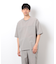 【セットアップ対応】リネンライク ポリエステル 布帛Ｔシャツ
