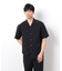 【セットアップ対応】リネンライク ポリエステル オープンカラーシャツ