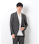 【セットアップ対応】リネンライク ポリエステル ジャケット