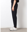 【セットアップ対応】リネンライク ポリエステル テーパードパンツ