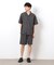 【セットアップ対応】リネンライク ポリエステル ショートパンツ