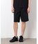 【セットアップ対応】リネンライク ポリエステル ショートパンツ