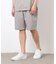 【セットアップ対応】リネンライク ポリエステル ショートパンツ