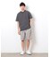 【セットアップ対応】リネンライク ポリエステル ショートパンツ