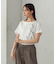水彩タッチインクジェット箔スタッズ付きＴシャツ