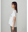 水彩タッチインクジェット箔スタッズ付きＴシャツ