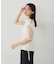 チュールレイヤード ドロストTシャツ