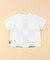 ギンガムチェック使い パッチワーク半袖Tシャツ(ベビーサイズ)