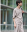 【セットアップ対応】ライトウエイト ポリエステル 布帛Ｔシャツ