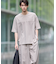 【セットアップ対応】ライトウエイト ポリエステル 布帛Ｔシャツ