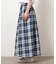 インディゴチェックスカート / セットアップ対応