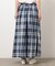 インディゴチェックスカート / セットアップ対応