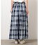 インディゴチェックスカート / セットアップ対応