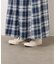 インディゴチェックスカート / セットアップ対応