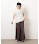 スタッズ 箔ライン付き プリントＴシャツ