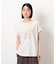 スタッズ 箔ライン付き プリントＴシャツ