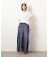 スタッズ 箔ライン付き プリントＴシャツ