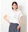 スタッズ 箔ライン付き プリントＴシャツ