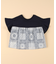 バンダナプリント 切り替え 2WAY Tシャツ(ベビーサイズ)