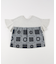バンダナプリント 切り替え 2WAY Tシャツ
