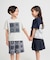 バンダナプリント 切り替え 2WAY Tシャツ