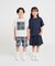 バンダナプリント 切り替え 2WAY Tシャツ